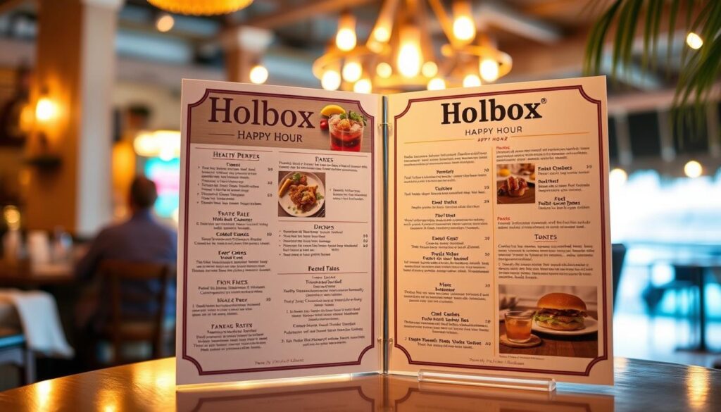 Holbox Menu