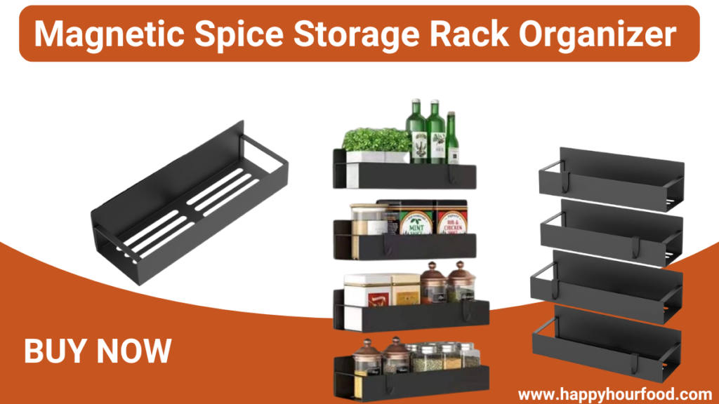Magnetic Spice Storage Rack Organizer